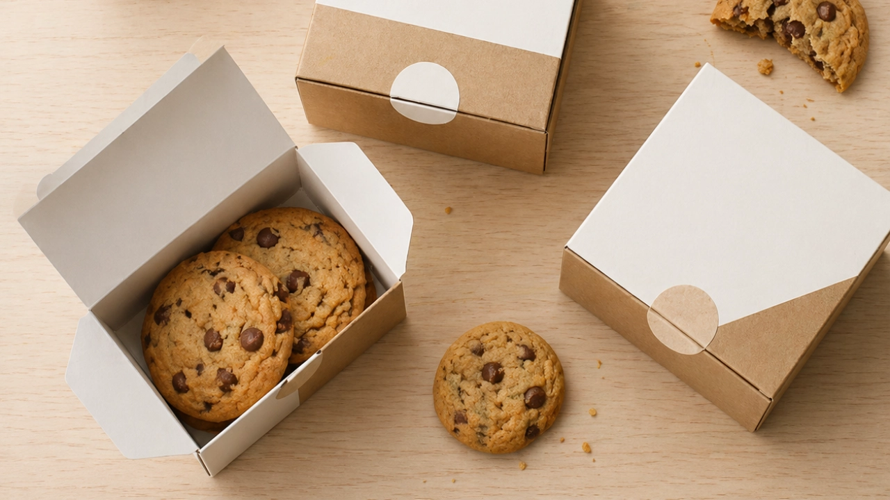 Cajas de cartón para galletas y cookies con diseño personalizado